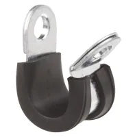 Rohrschelle 18 mm mit Gummiprofil
