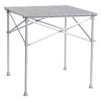 Rolltisch Alu 1 - silber, 70 x 70 x 70 cm