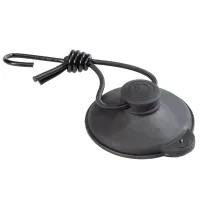 Saugnapf ClingCup mit Bungee Haken schwarz