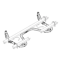 Schienenbügel Thule Caravan Superb XT, schwarz -