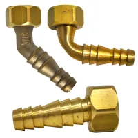Schlauchtülle Messing, 90°