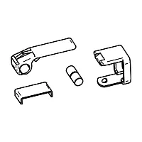 Schnellspannhebel für Stützfuß TO bis Bj. 2010, 2 Stück -