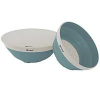 Schüssel und Sieb Set faltbar - graublau