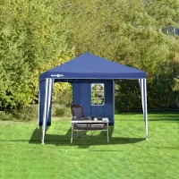 Seitenwand Tür + Fenster, für Gartenpavillon Isola II