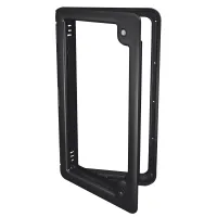 Serviceklappe Modell 4, schwarz