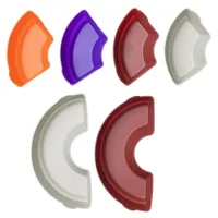 Set mit 6 Silikonformen