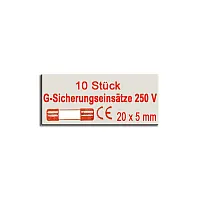 Sicherung - 5 x 20 mm, 10er SB-verpackt