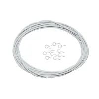 Spannfix-Gardinenspirale, grau, 3 m