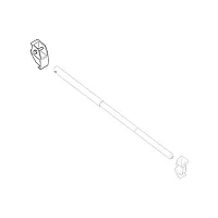 Spannstangen-Aufnahme Gehäuse für Dometic PR 2000 und PR 2500 -