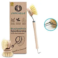 Spülbürste - mit 3 Ersatzköpfen