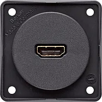 Steckdose HDMI - anthrazit, SB-verpackt