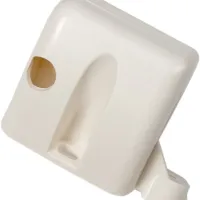 Stützfuß mit Zusatzbefestigung, links, für Rollo Remiflair, creme