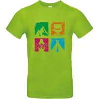 T-Shirt Vanlife 1, Apfelgrün, Größe S