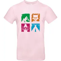 T-Shirt Vanlife 1, Rosa, Größe M