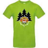 T-Shirt Vanlife 2, Apfelgrün, Größe XL