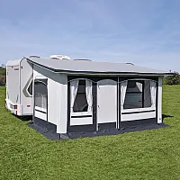 Teilzelt Friesland - Größe 450 x 240 cm / Einzug links