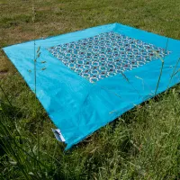 Teppich Zip Carpet“, blau