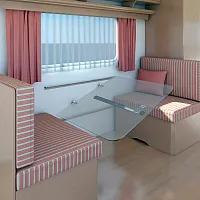 Tischgleitschienenset - silbergrau