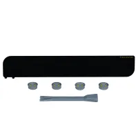 Trägerplatte mit Magnet MagSpike Set L+ mit integrierten Haken, schwarz