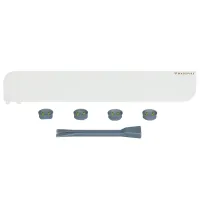 Trägerplatte mit Magnet MagSpike Set L+ mit integrierten Haken, weiß