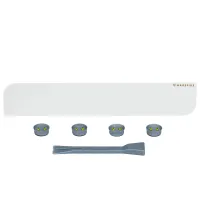 Trägerplatte mit Magnet MagSpike Set L ohne Haken, weiß