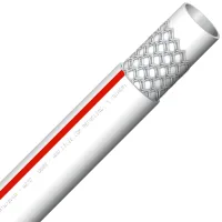 Trinkwasserschlauch WeißGELB warm, 10 x 16 mm, 5 m