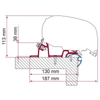 Universaladapter Kit Caravan Standard, 400 cm