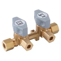 Verteilerblock Marine, RVS 8 x 2 x RVS 8