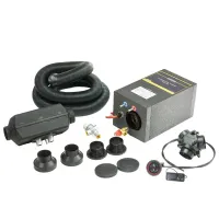 Warmduscher-Set mit 2 kW Standheizung und Therme, 12 V