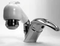 Wasserhahn+Duschset 2in1