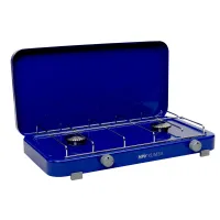 Zweiflamm Gaskocher Rumba, 30 mbar, mit Zündsicherung